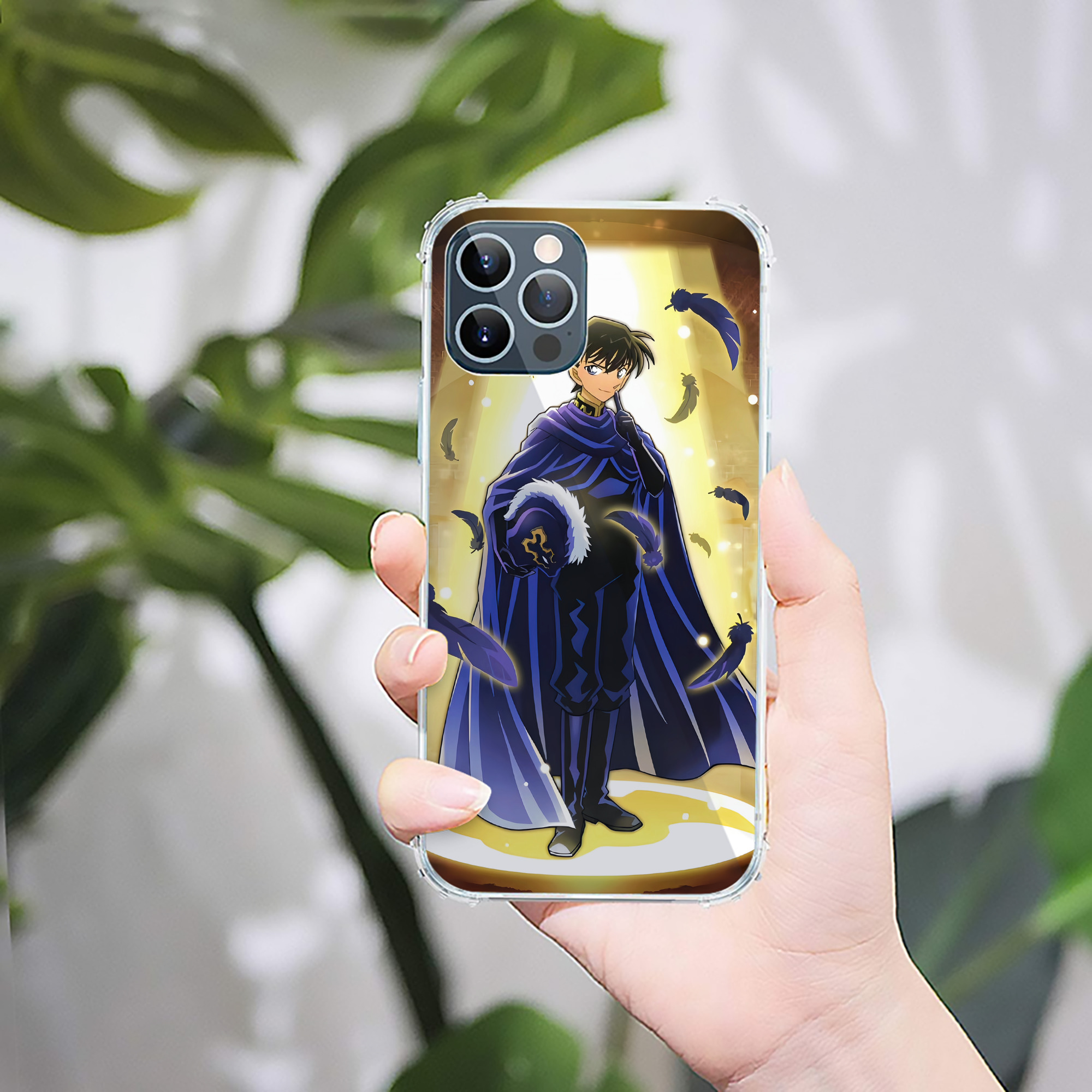 （画像用） 名探偵コナン Detective Conan 【iPhone 12シリーズ対応】透明スマホケース（クリアソフトケース）